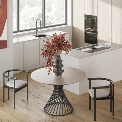 Стол обеденный круглый дизайнерский Рейкьявик